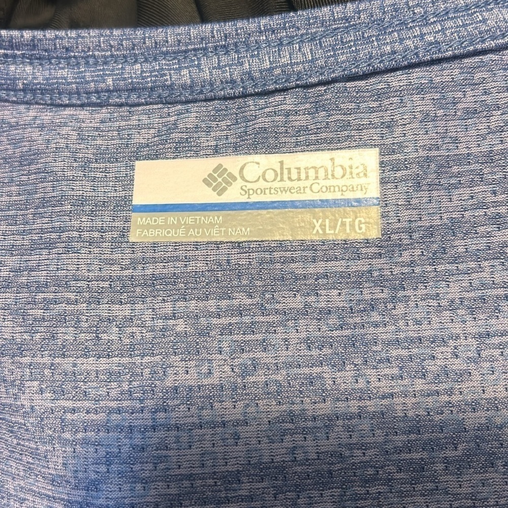 Columbia Light Blue Athletic Shirt XL - Picture 4 of 5